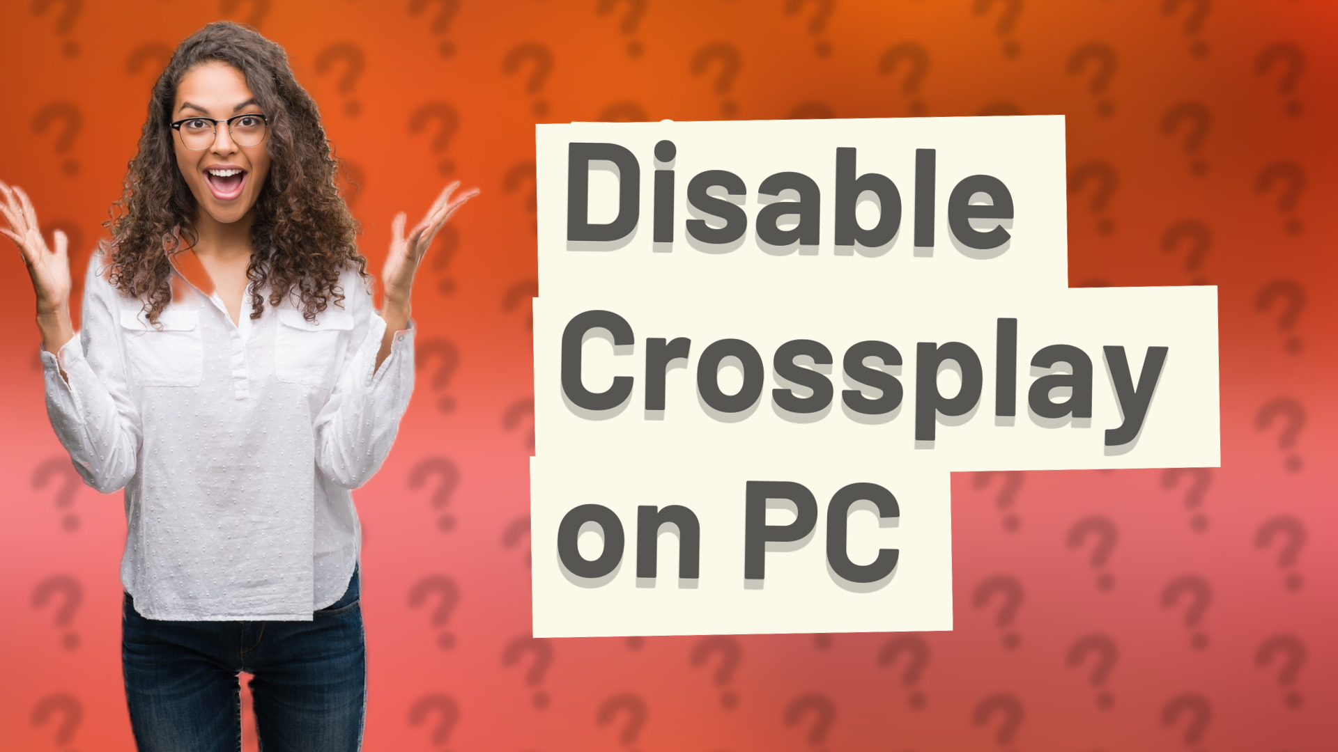 Disable Crossplay on PC