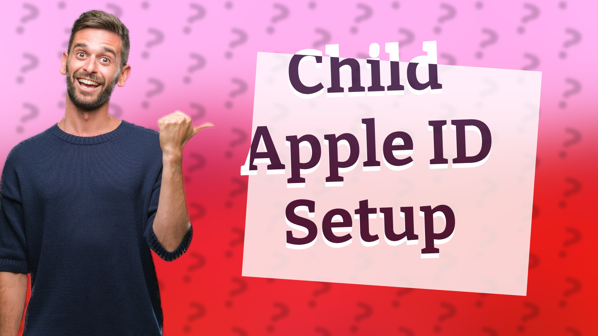 Child Apple ID Setup
