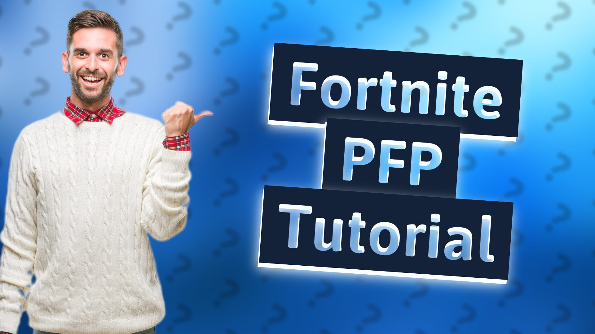 Fortnite PFP Tutorial