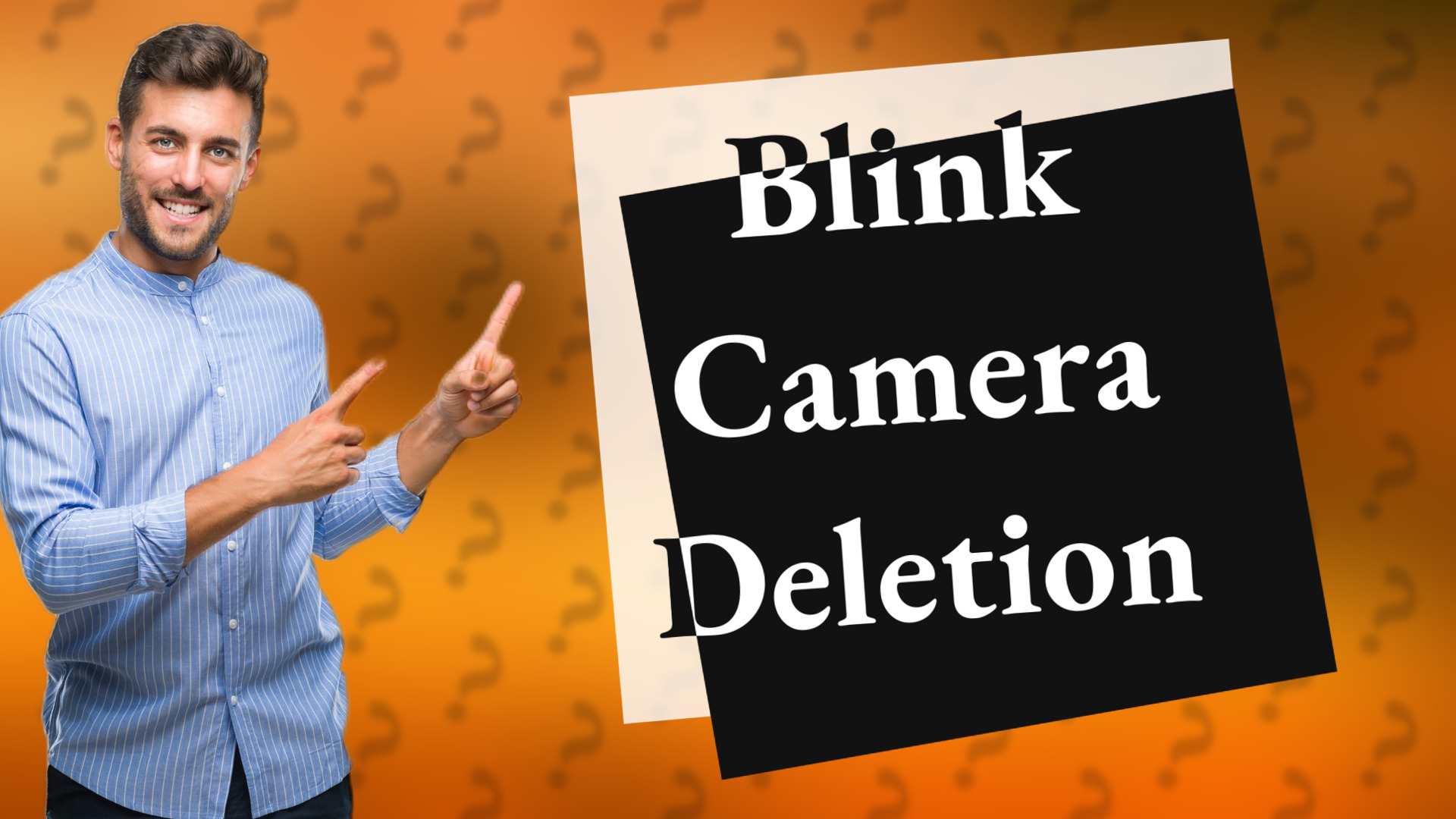 Blink Camera Deletion