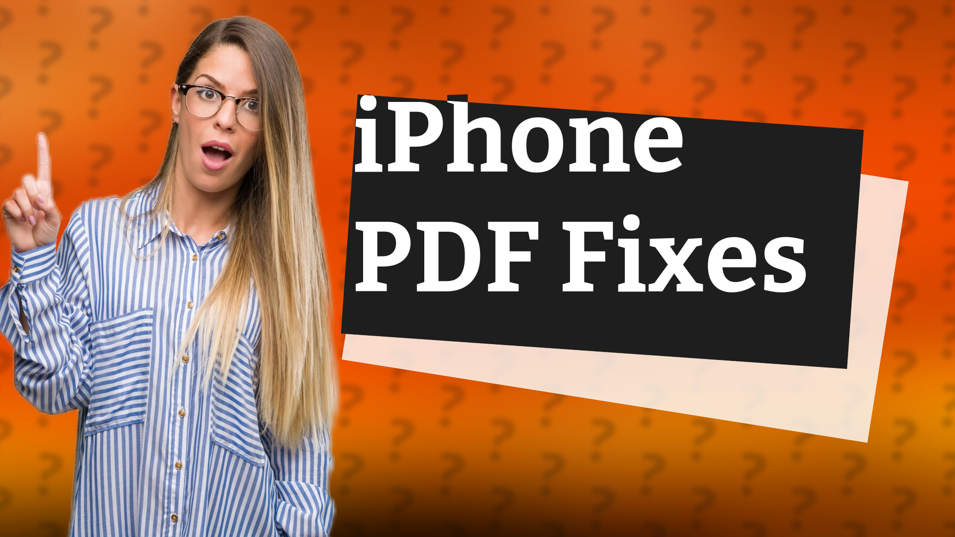 iPhone PDF Fixes