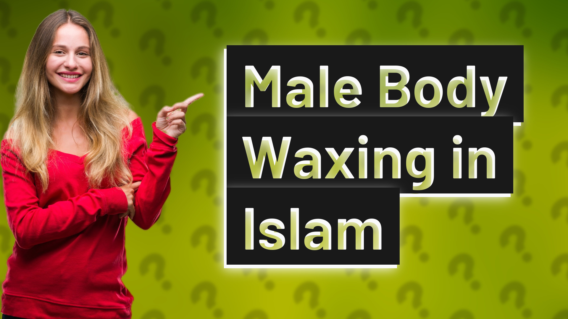 Male Body Waxing in Islam