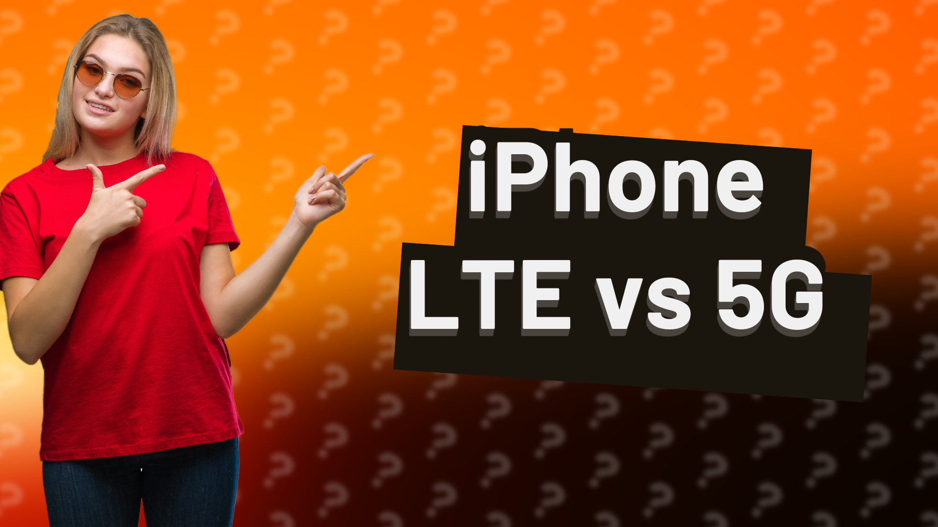 iPhone LTE vs 5G