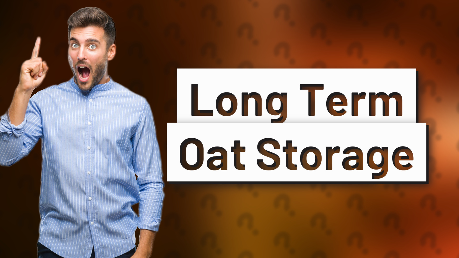 Long Term Oat Storage