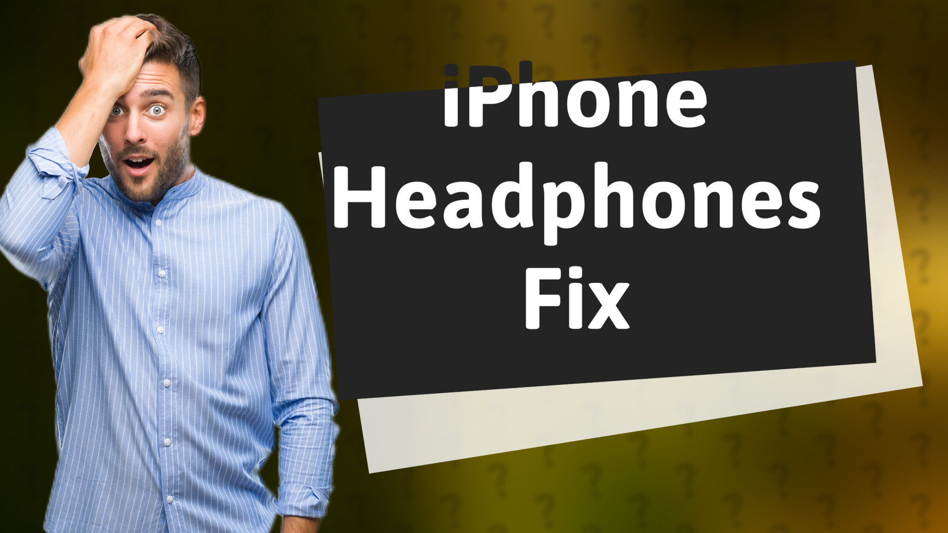 iPhone Headphones Fix