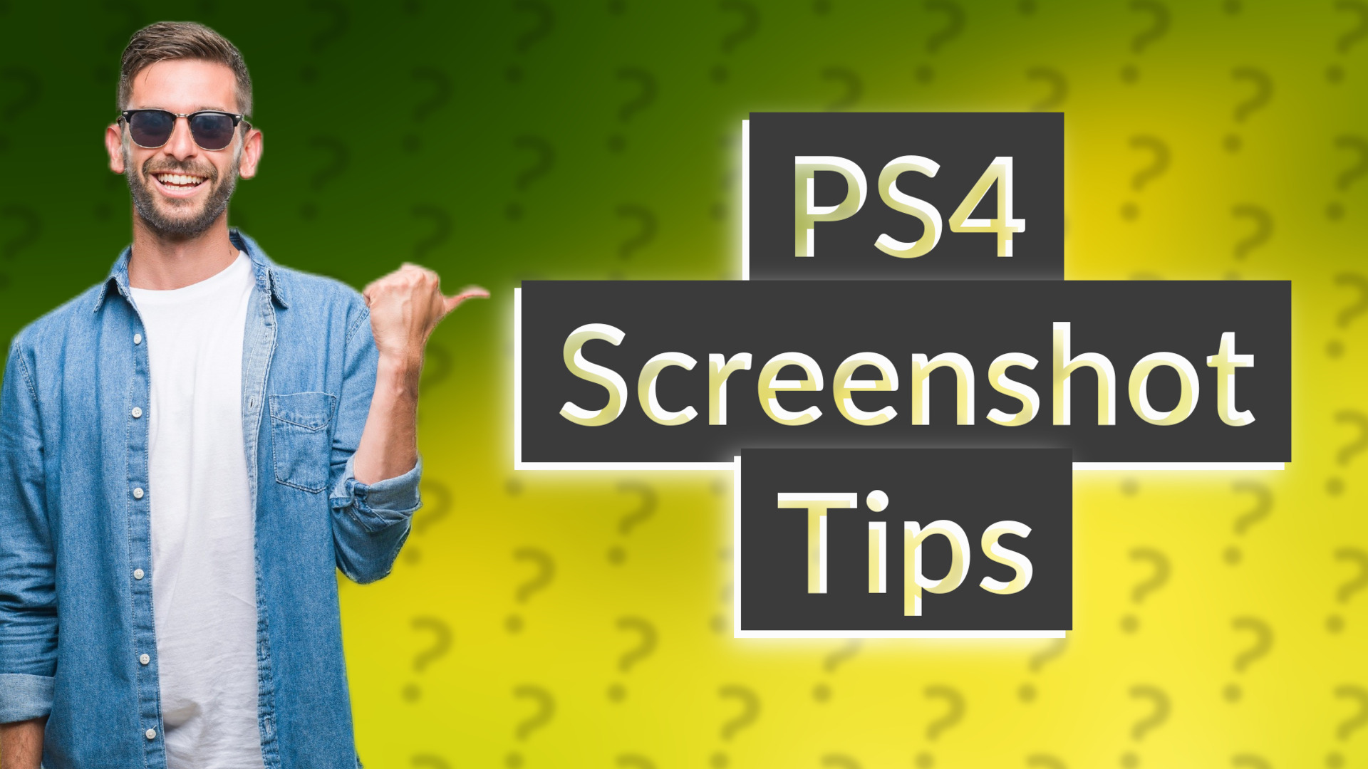 PS4 Screenshot Tips