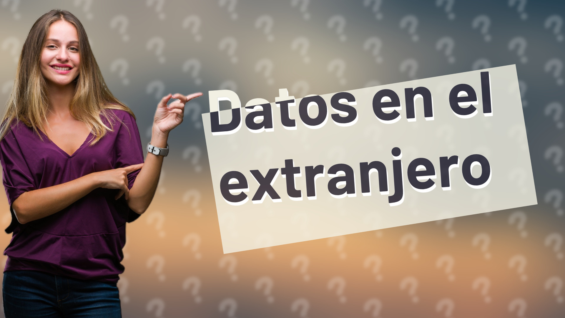 Datos en el extranjero