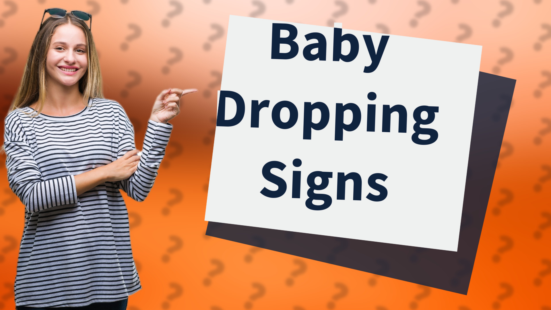 Baby Dropping Signs