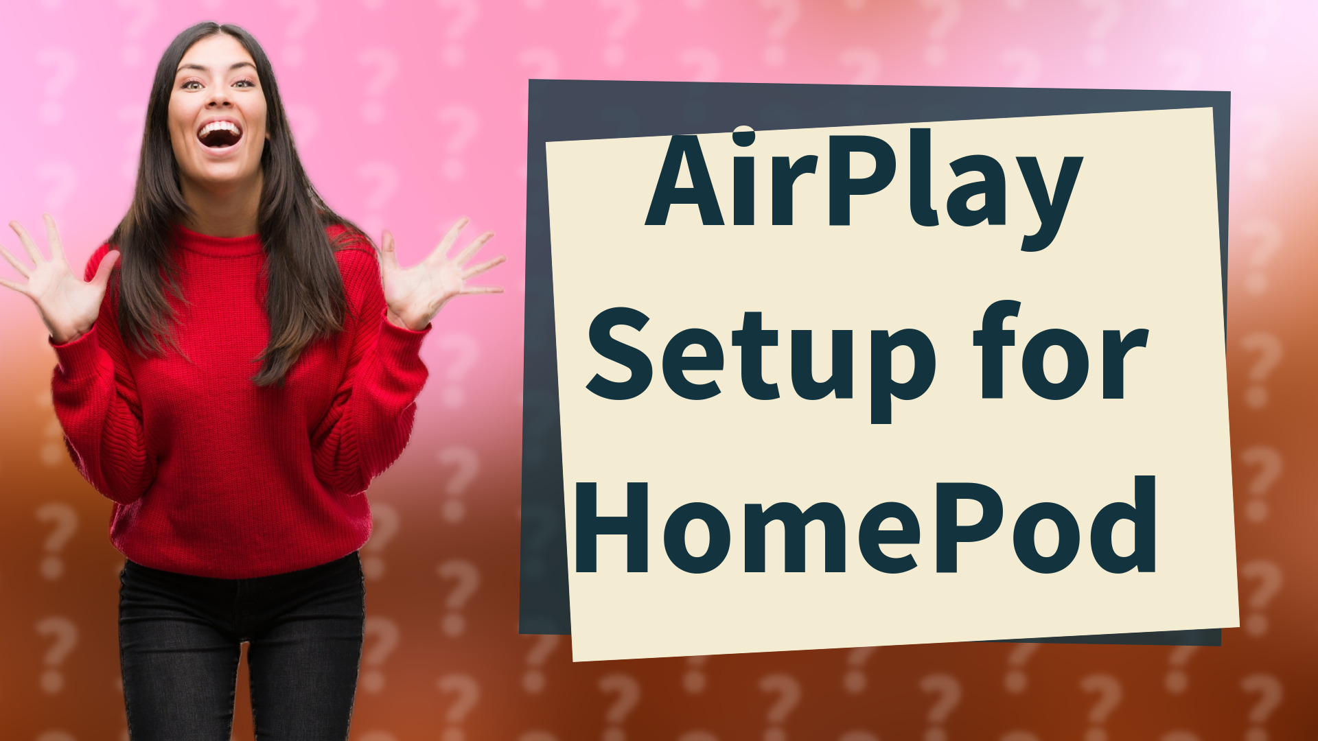 AirPlay Setup for HomePod