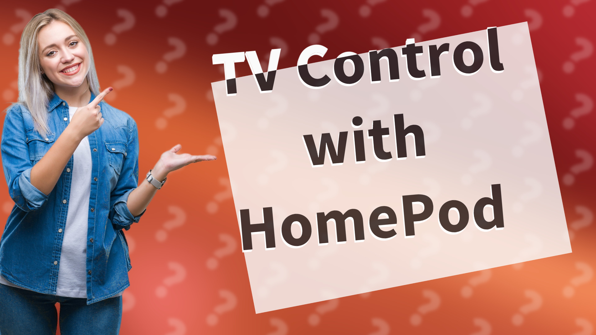 TV Control with HomePod