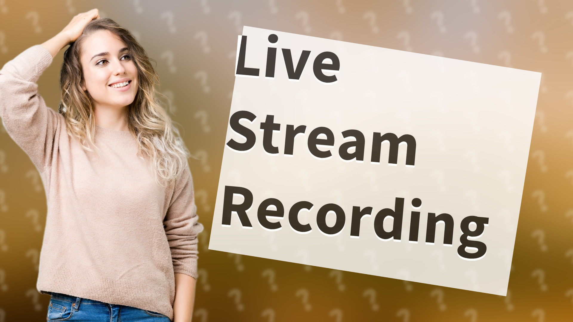 Live Stream Recording