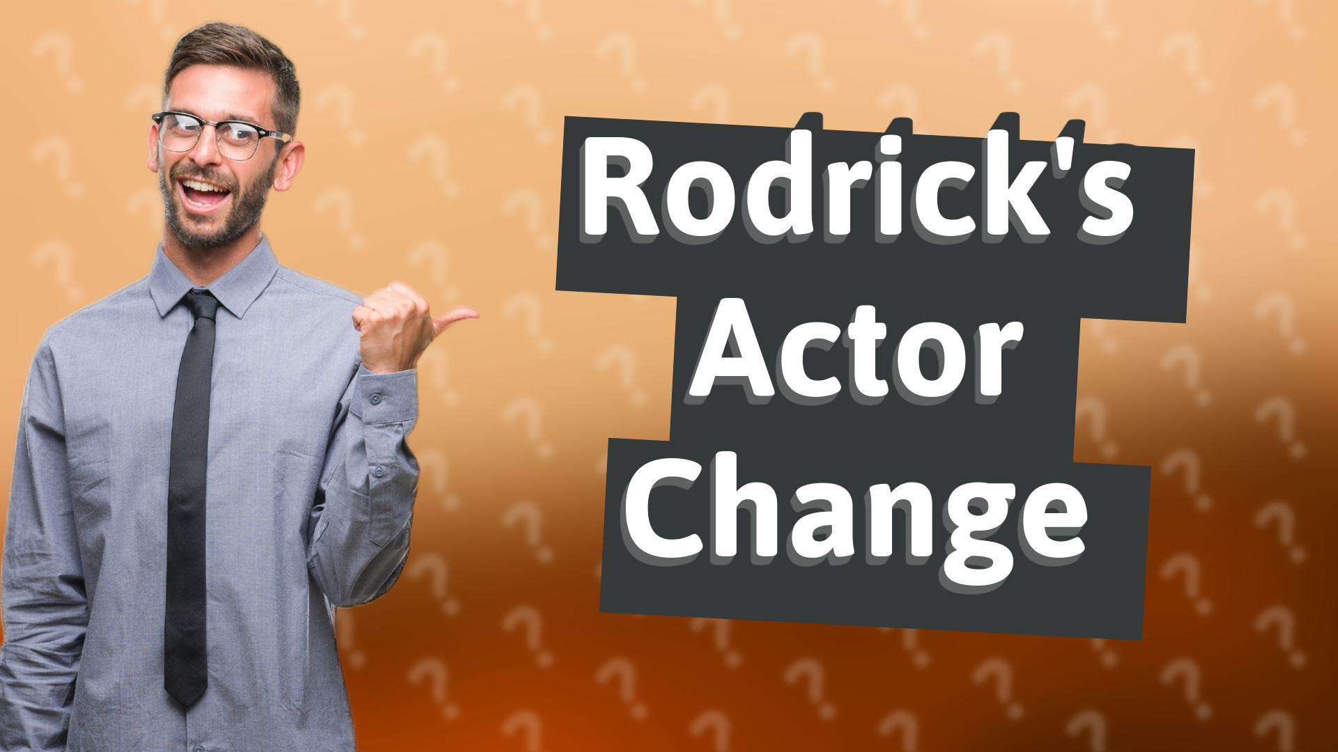 Rodrick's Actor Change