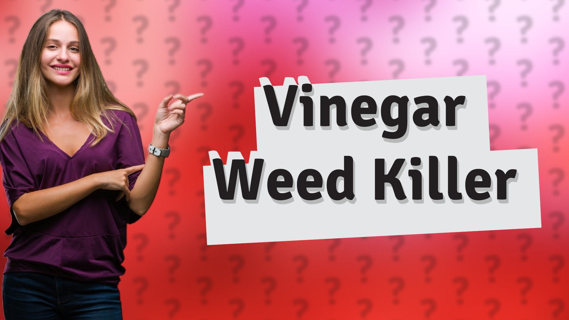 Vinegar Weed Killer