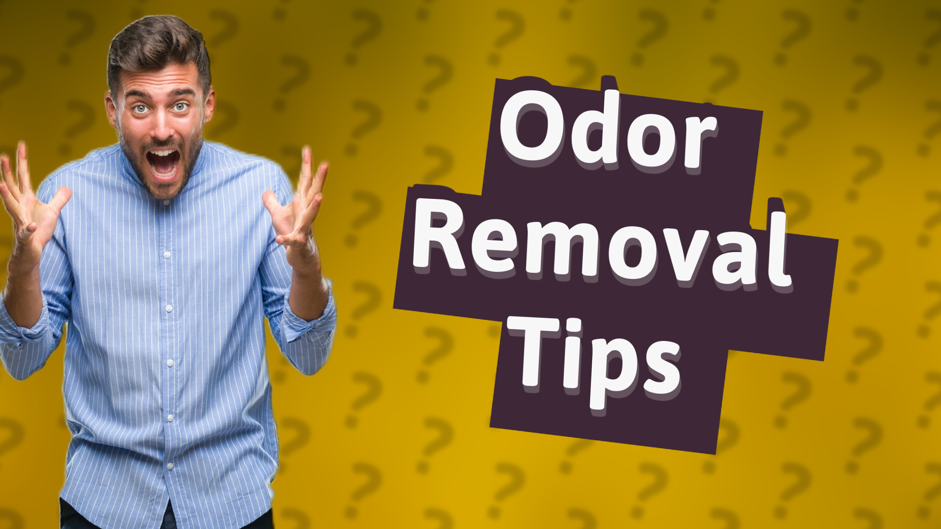 Odor Removal Tips