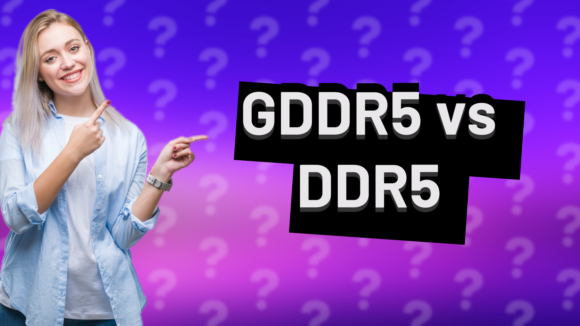 GDDR5 vs DDR5