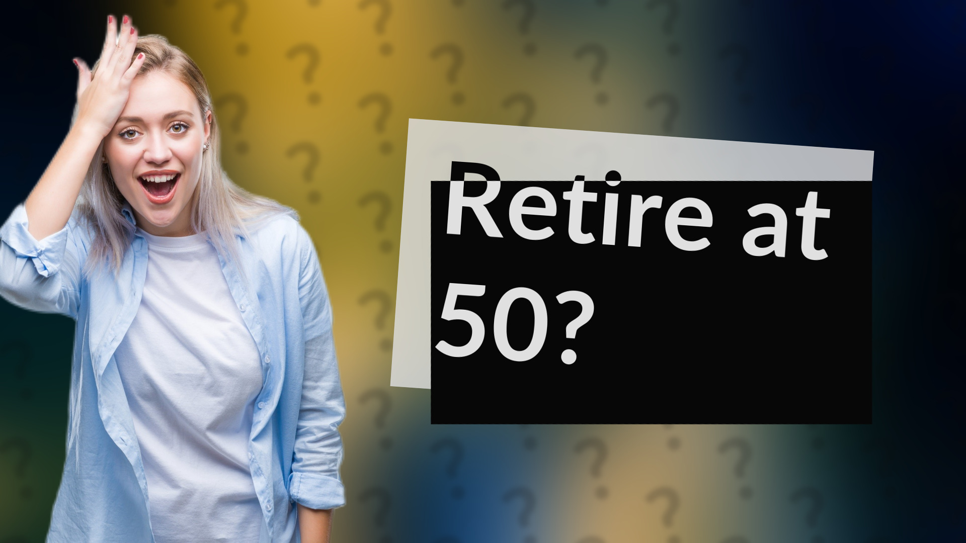 Retire at 50?