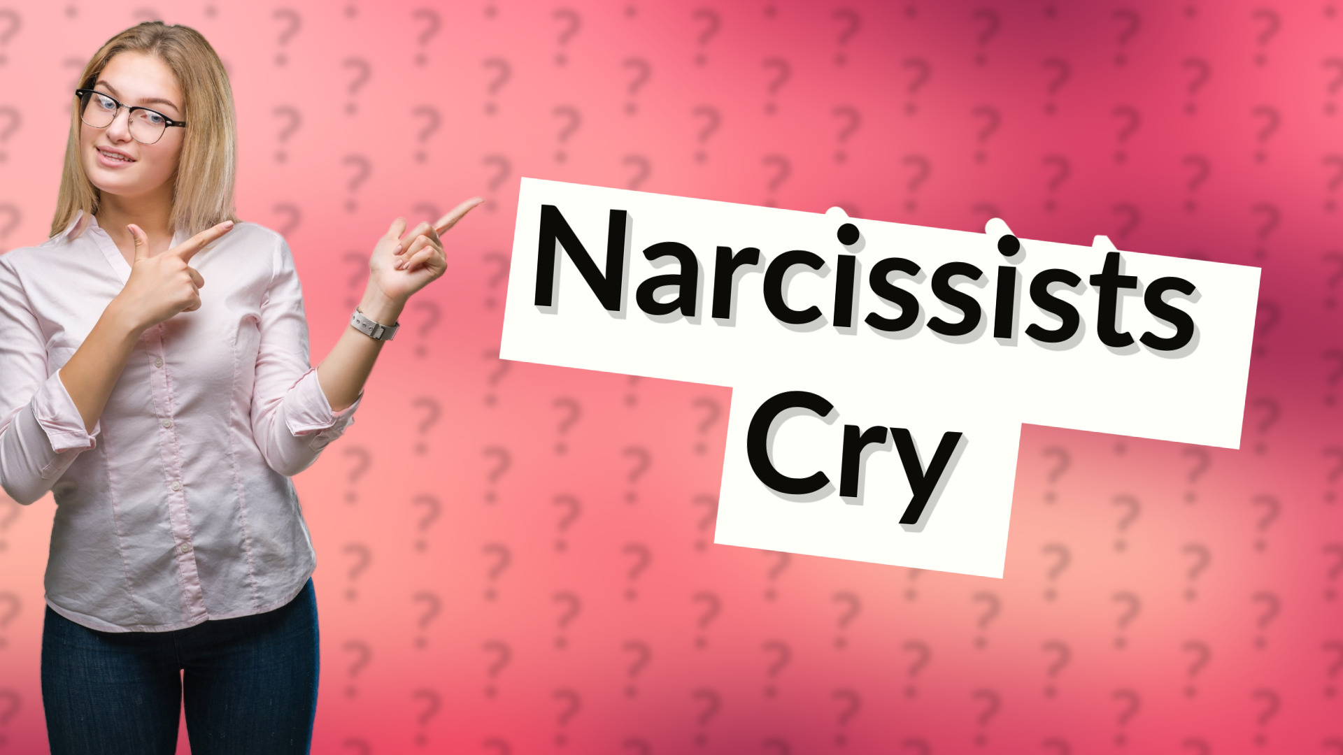 Narcissists Cry