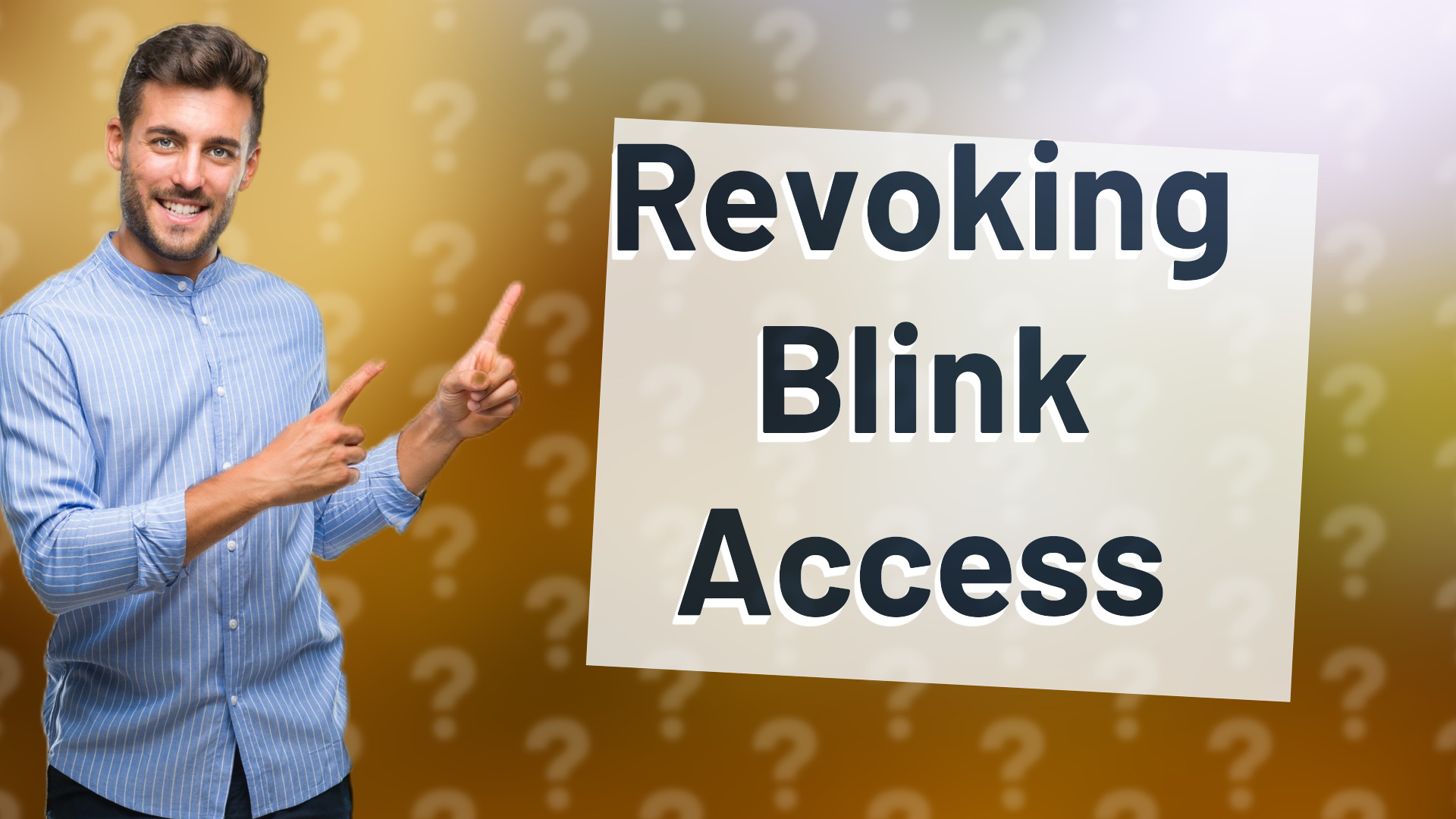 Revoking Blink Access