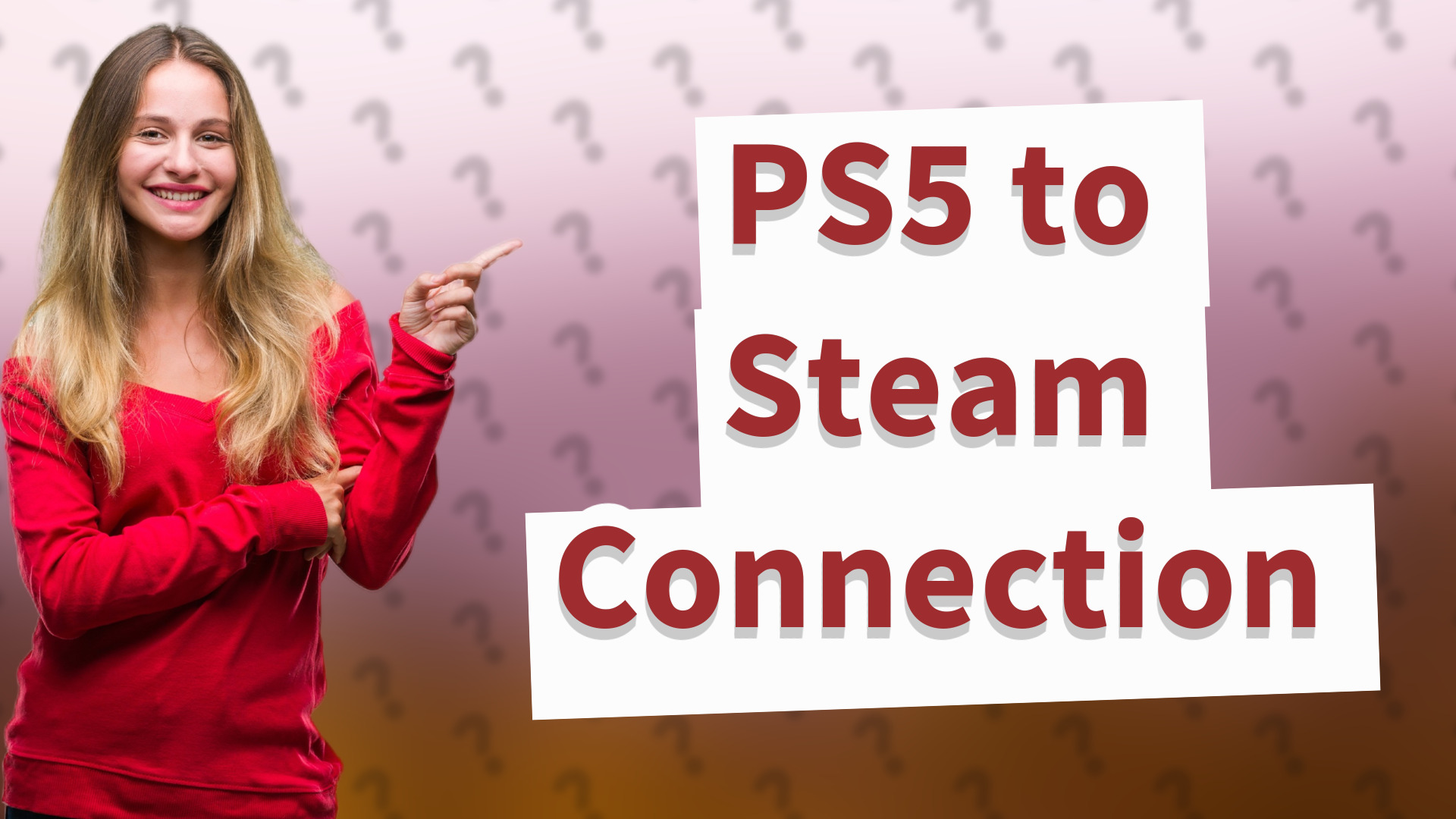 PS5 to Steam Connection