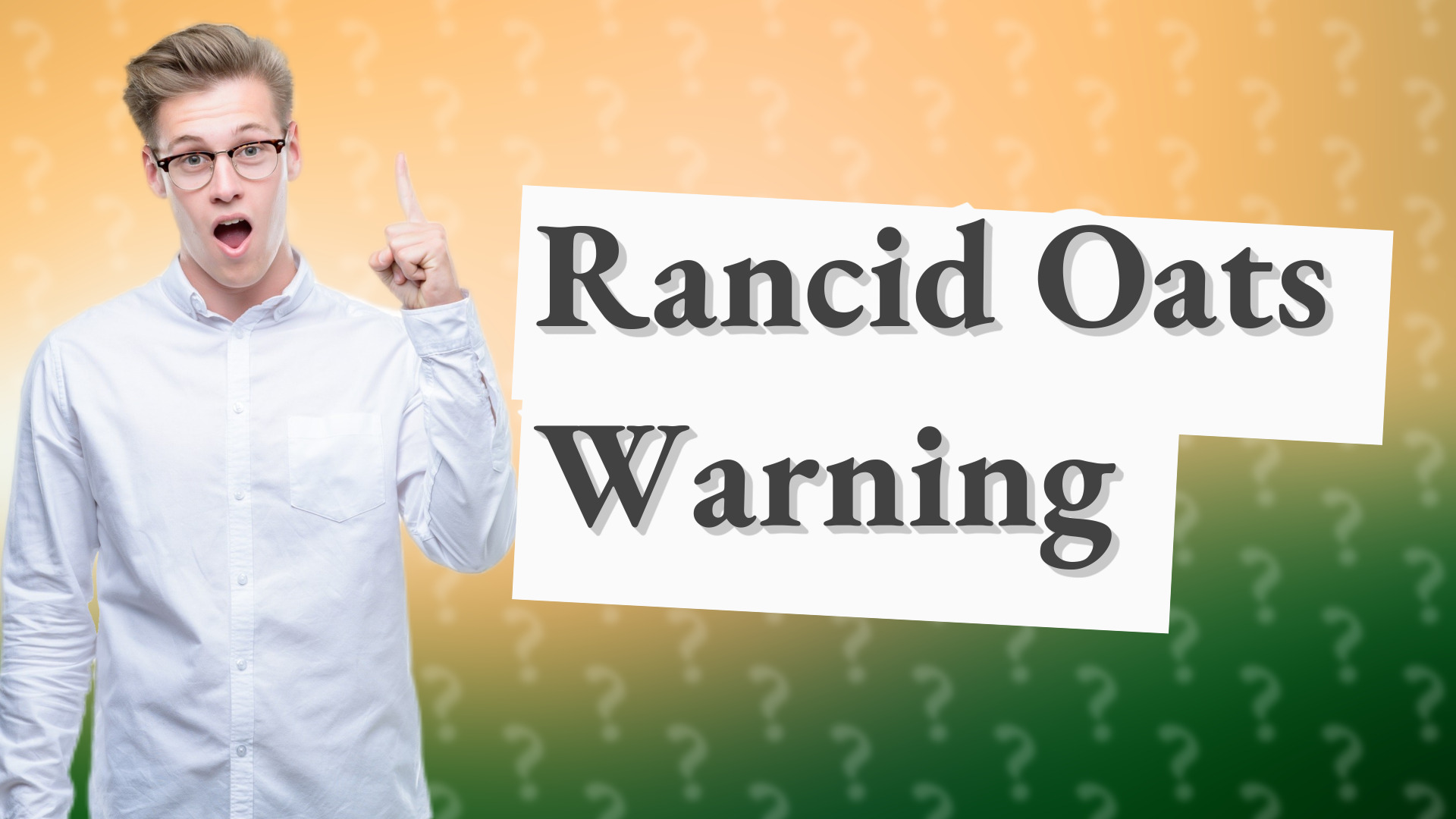 Rancid Oats Warning