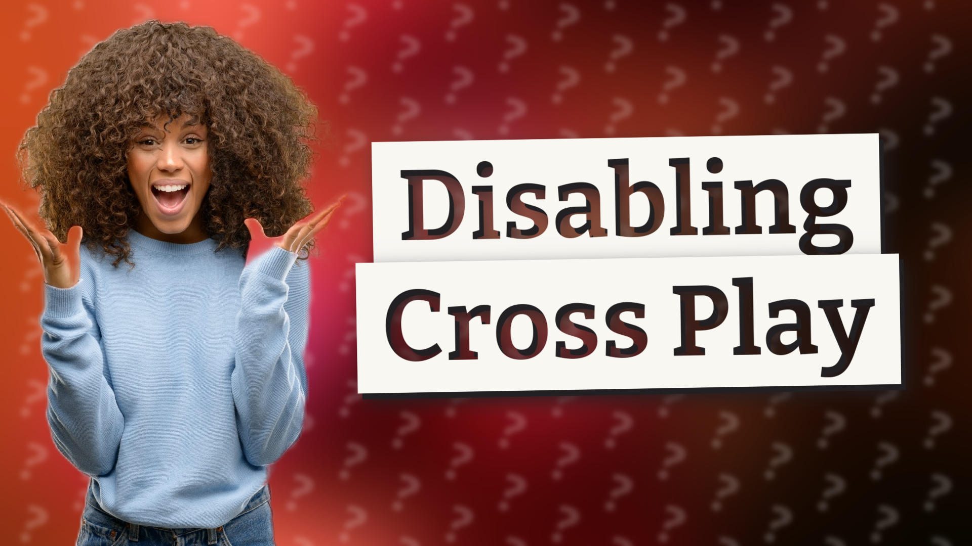 Disabling Cross Play