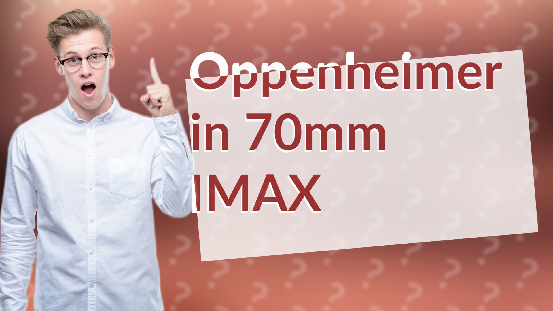 Oppenheimer in 70mm IMAX