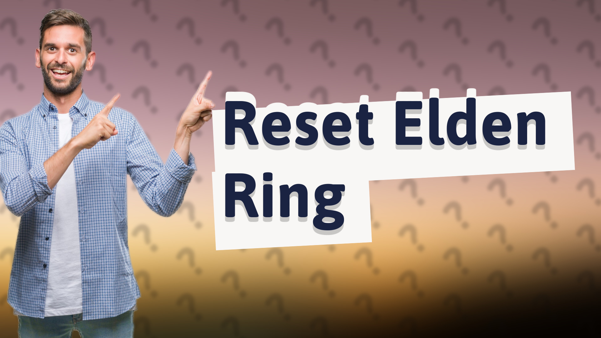 Reset Elden Ring