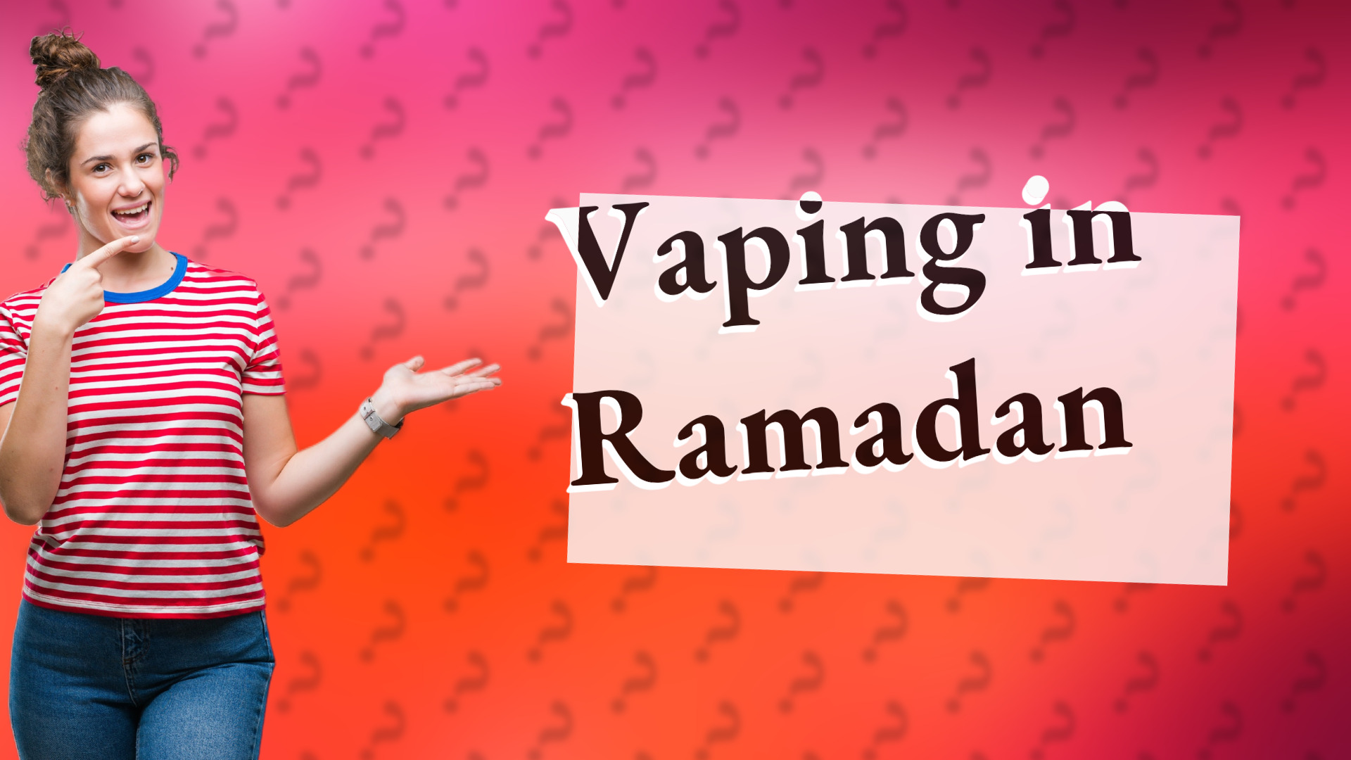 Vaping in Ramadan