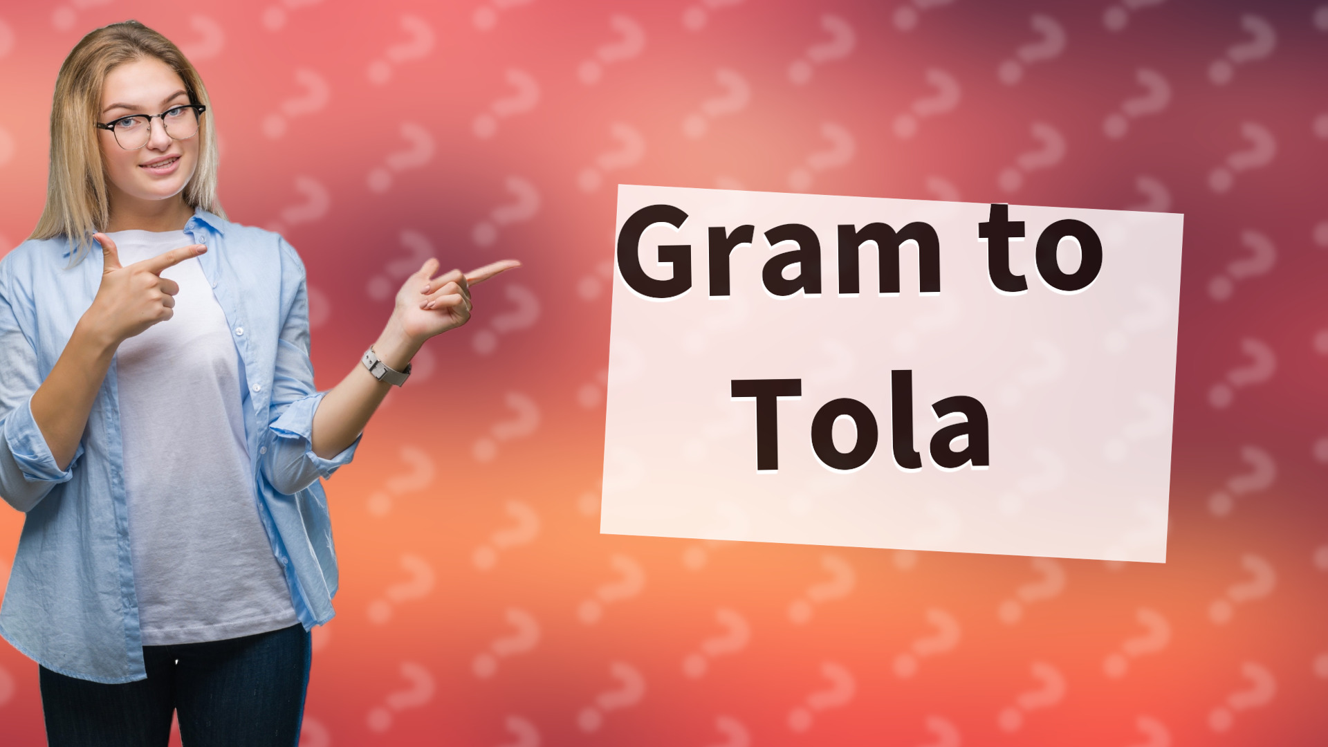 Gram to Tola