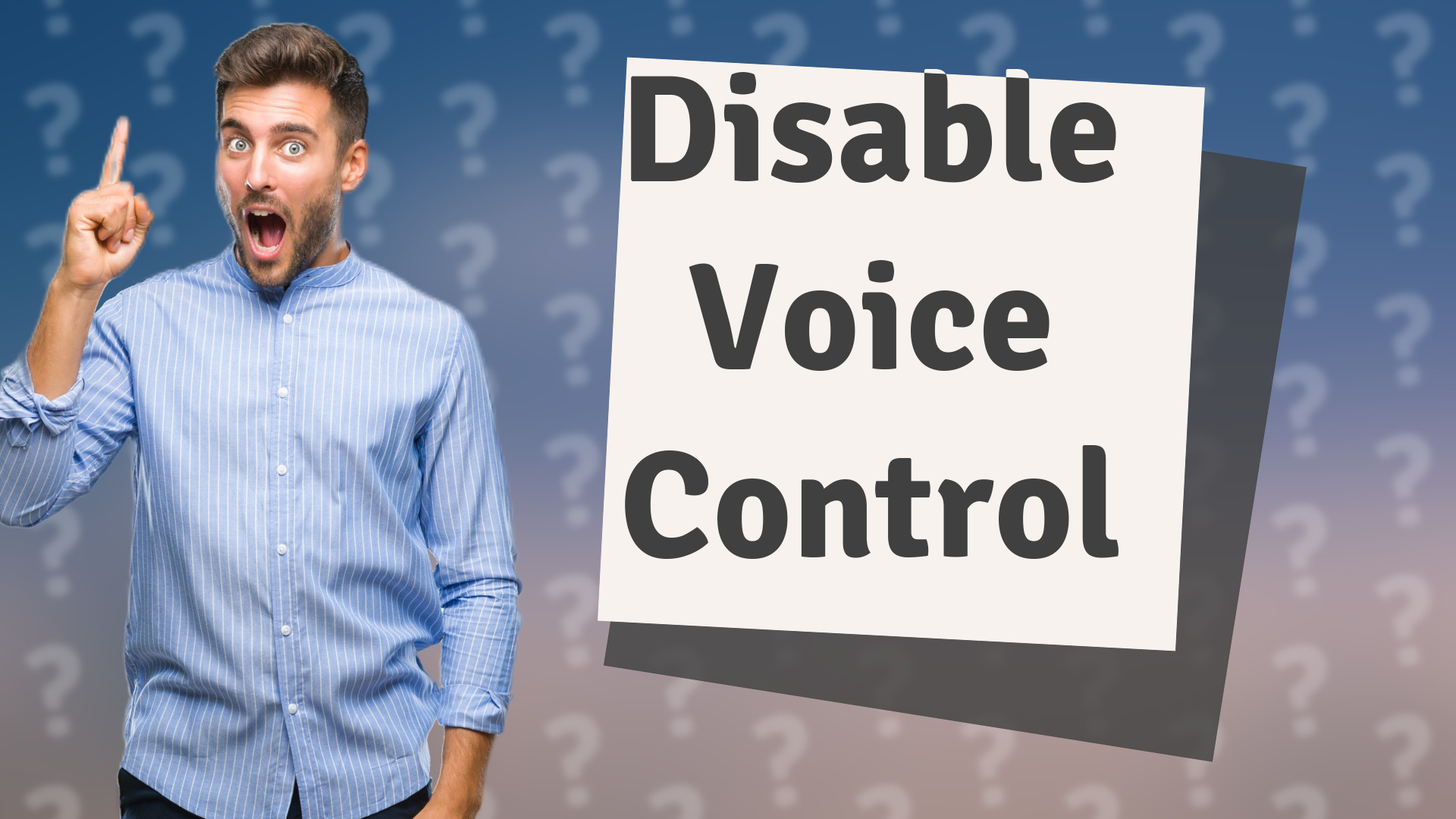 Disable Voice Control