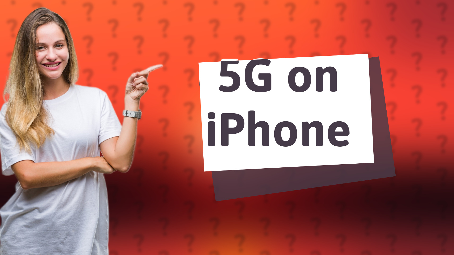 5G on iPhone