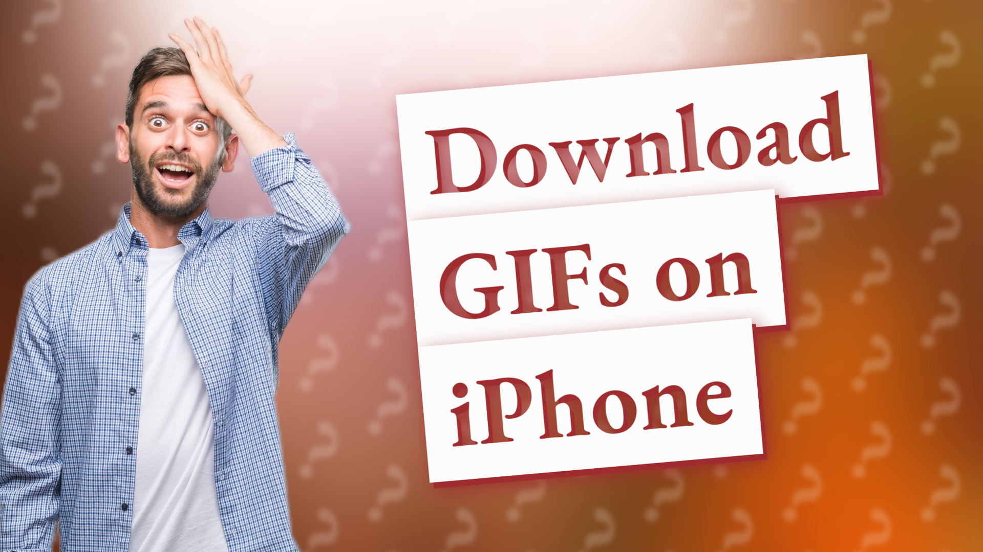 Download GIFs on iPhone