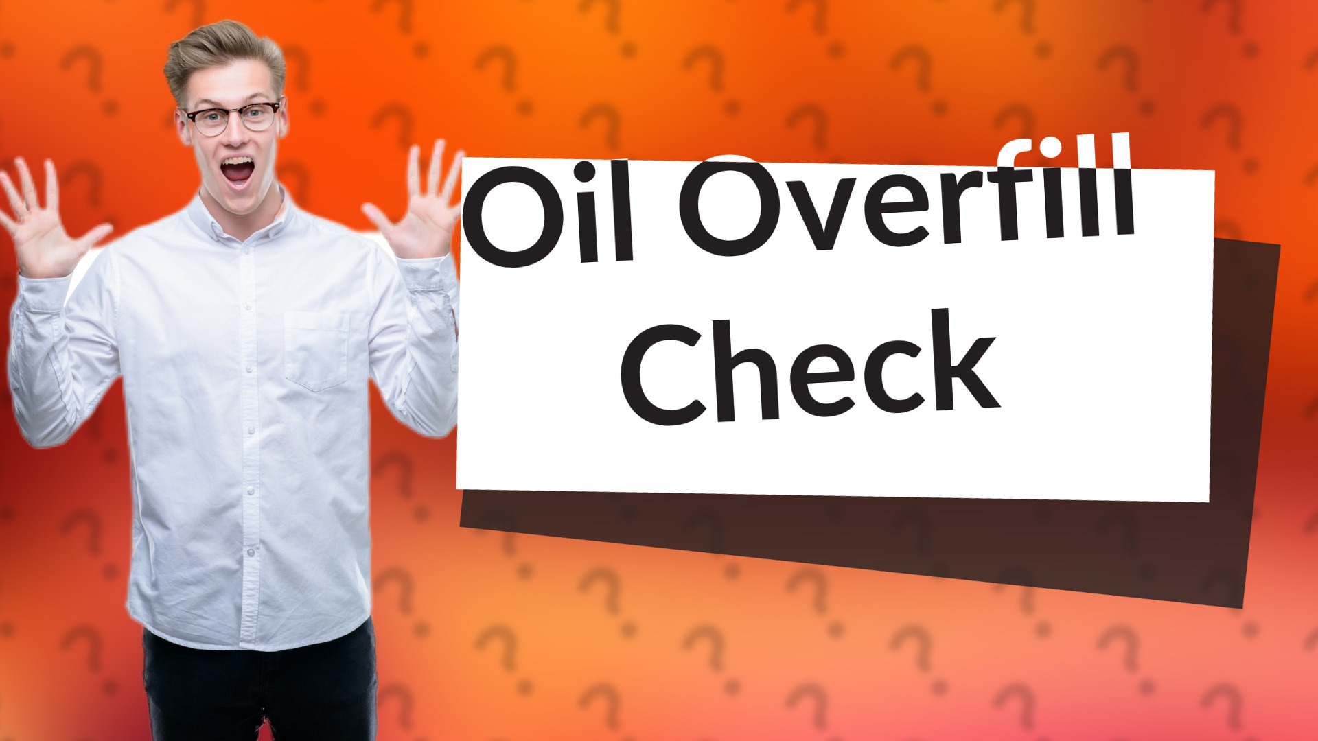 Oil Overfill Check