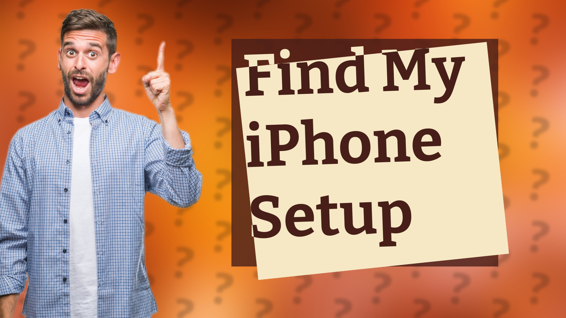 Find My iPhone Setup
