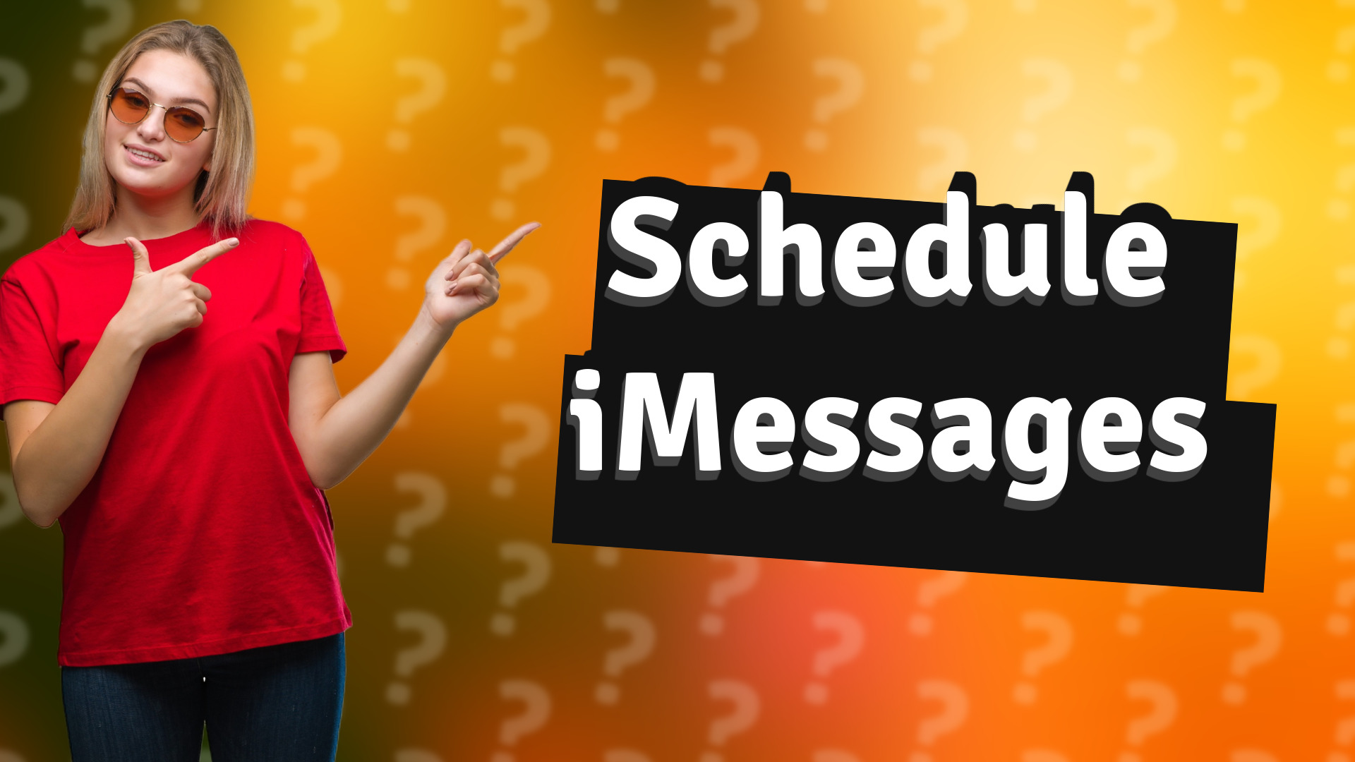Schedule iMessages
