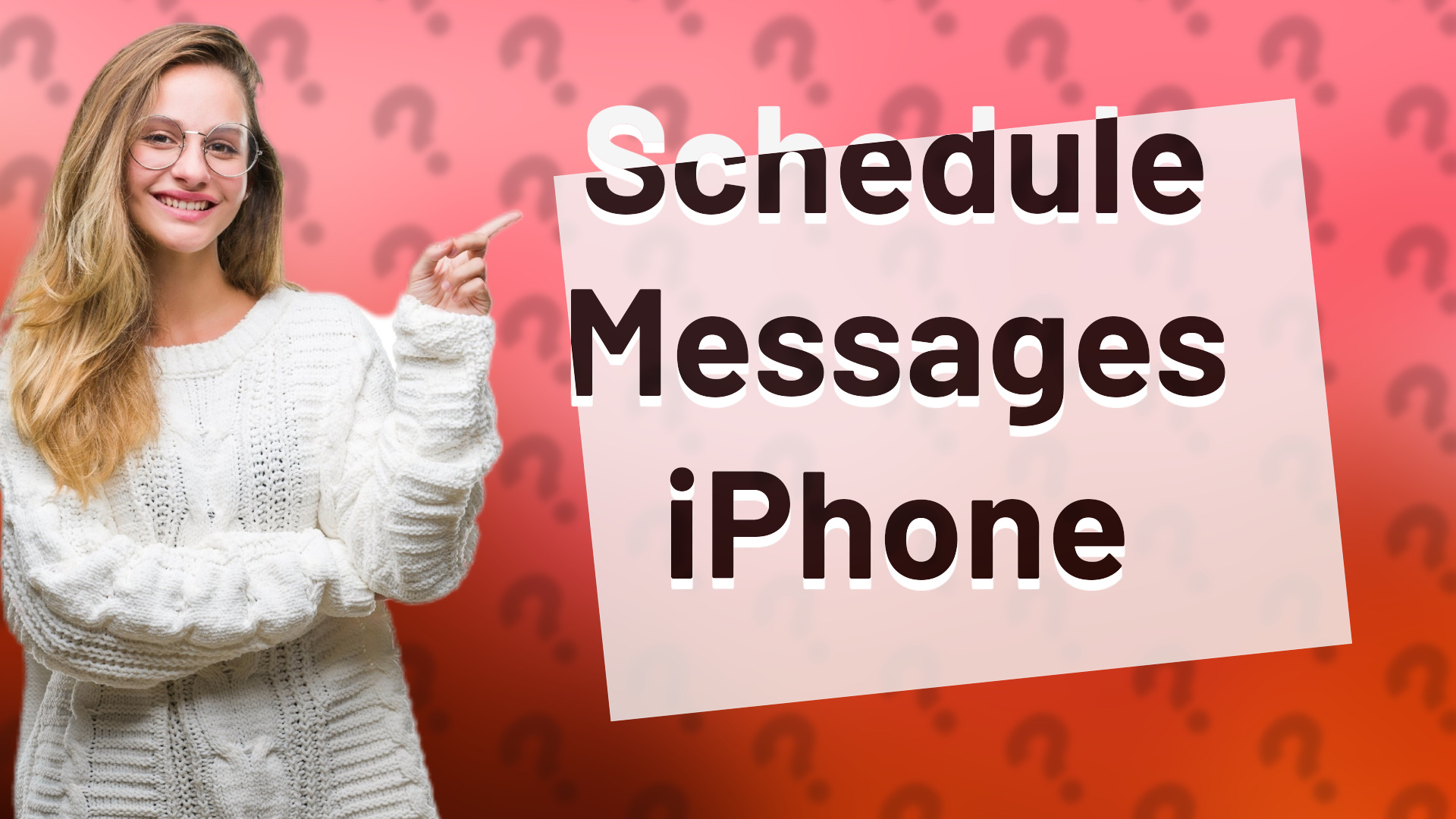 Schedule Messages iPhone