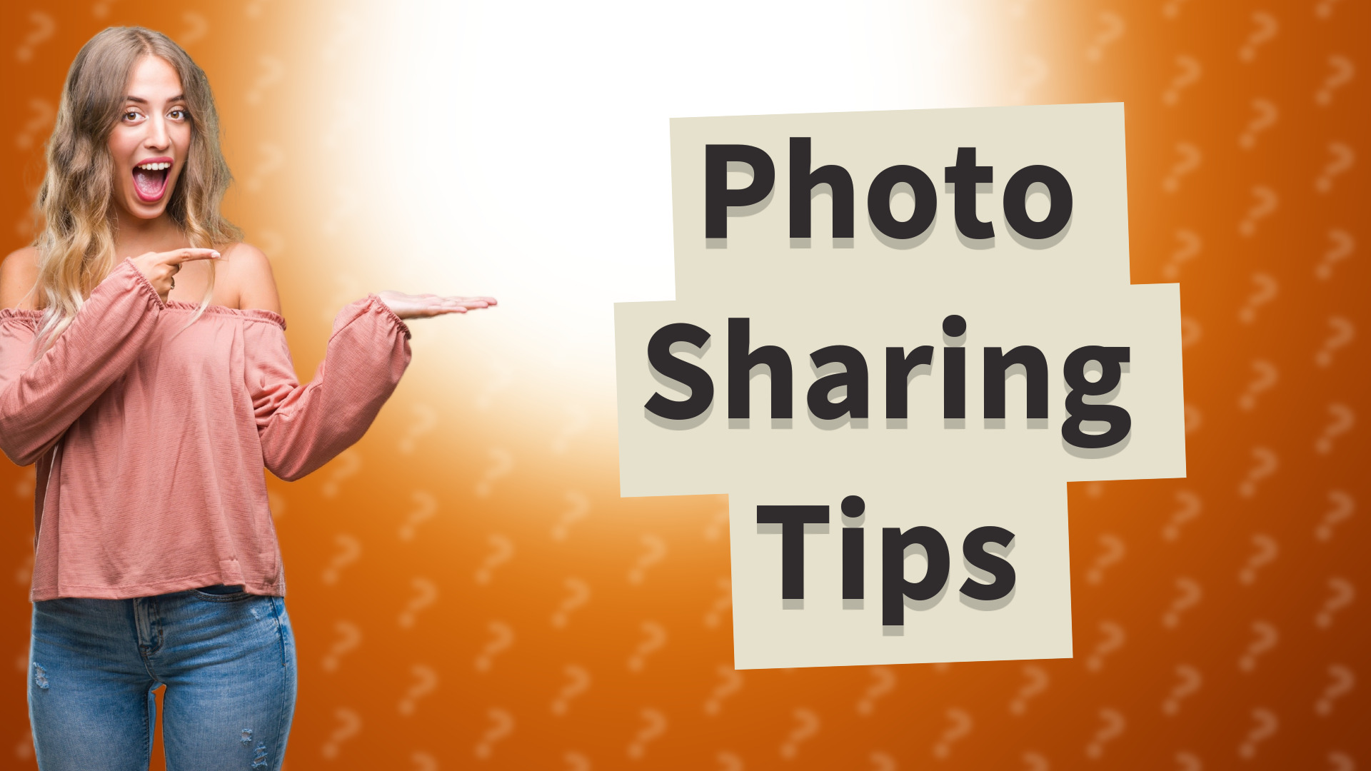 Photo Sharing Tips