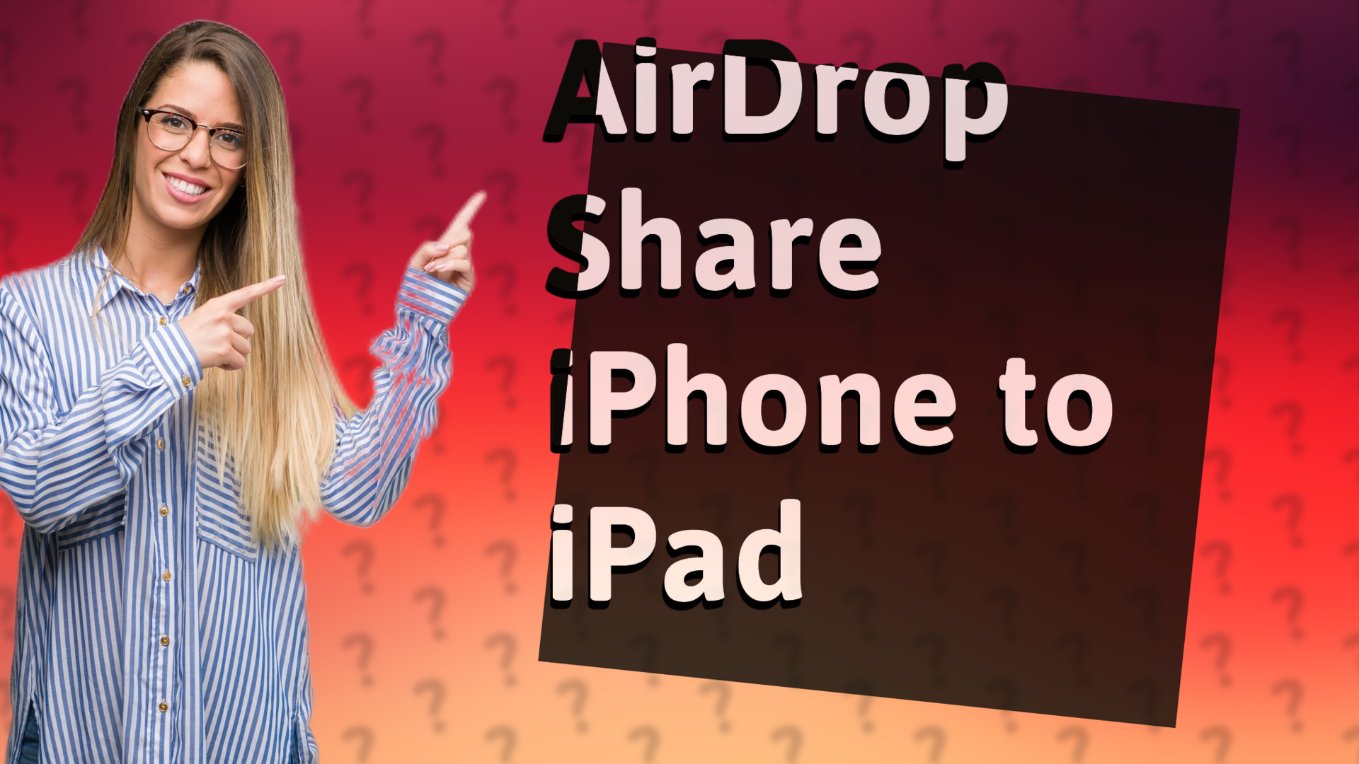 AirDrop Share iPhone to iPad