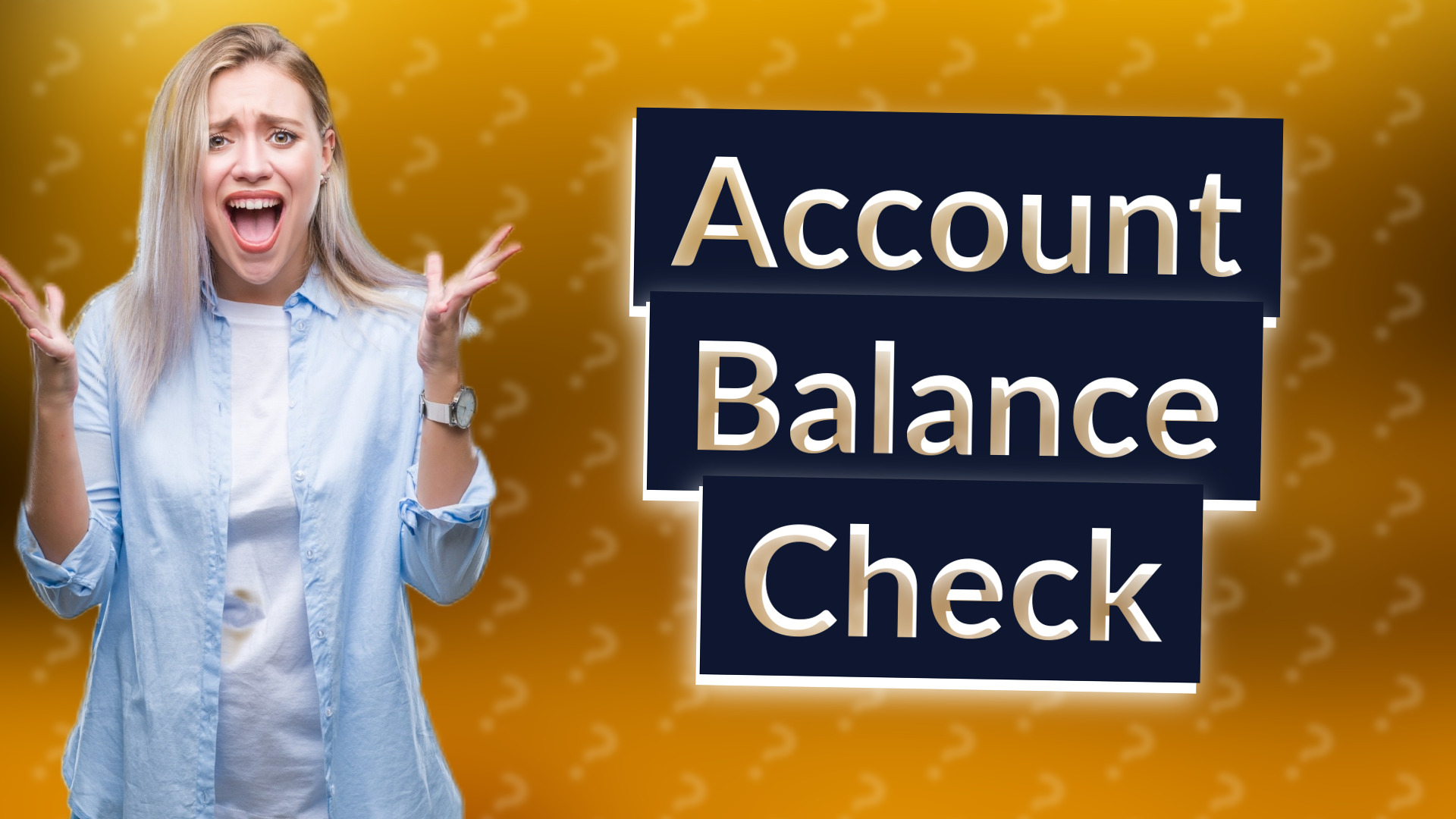 Account Balance Check