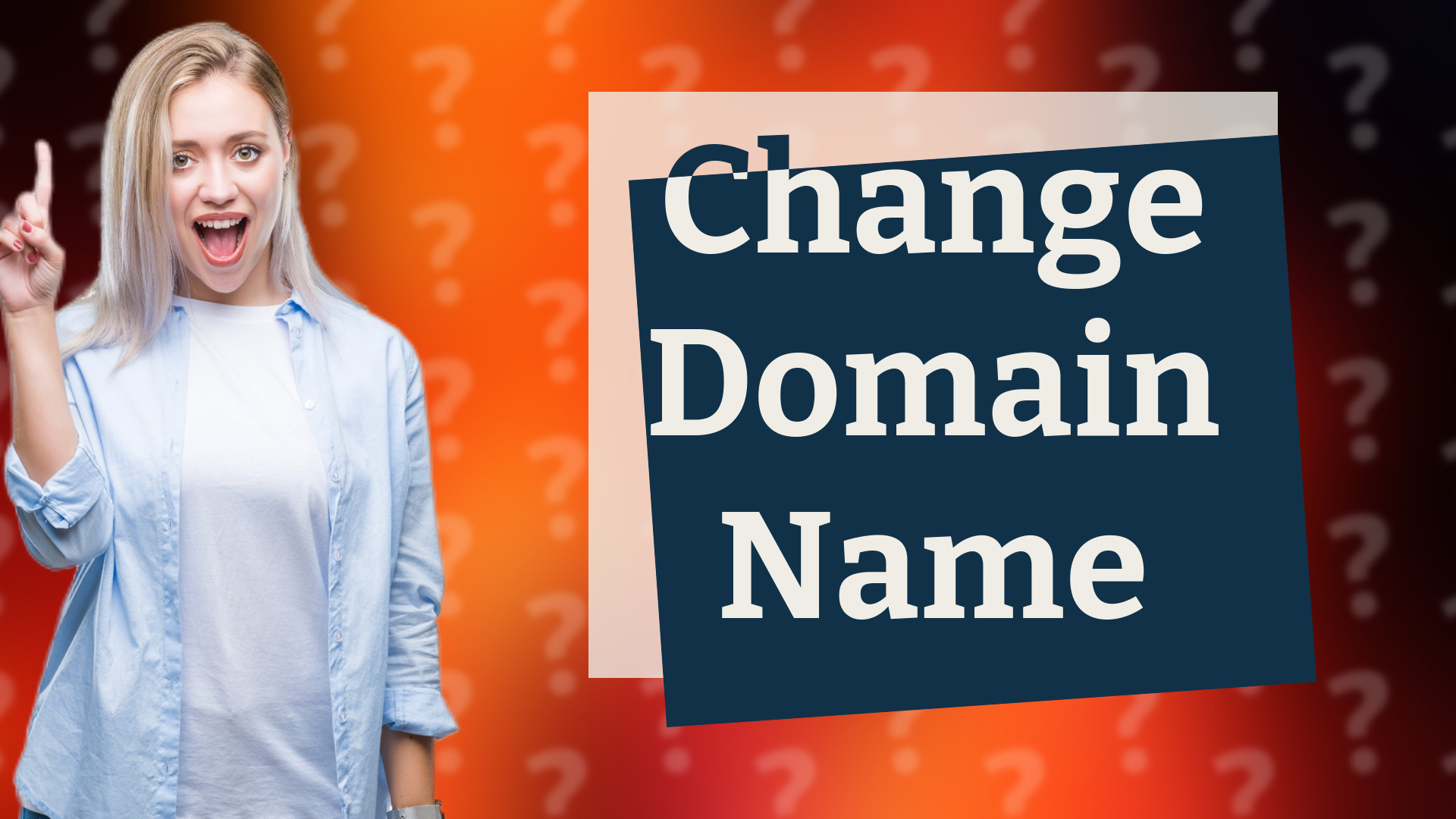 Change Domain Name
