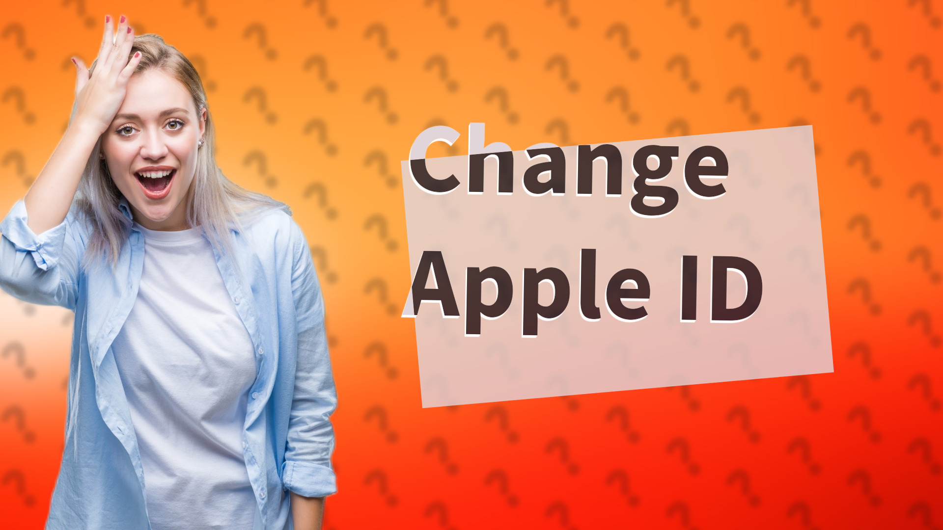 Change Apple ID