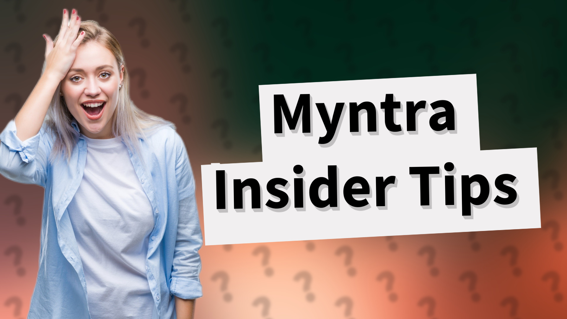 Myntra Insider Tips
