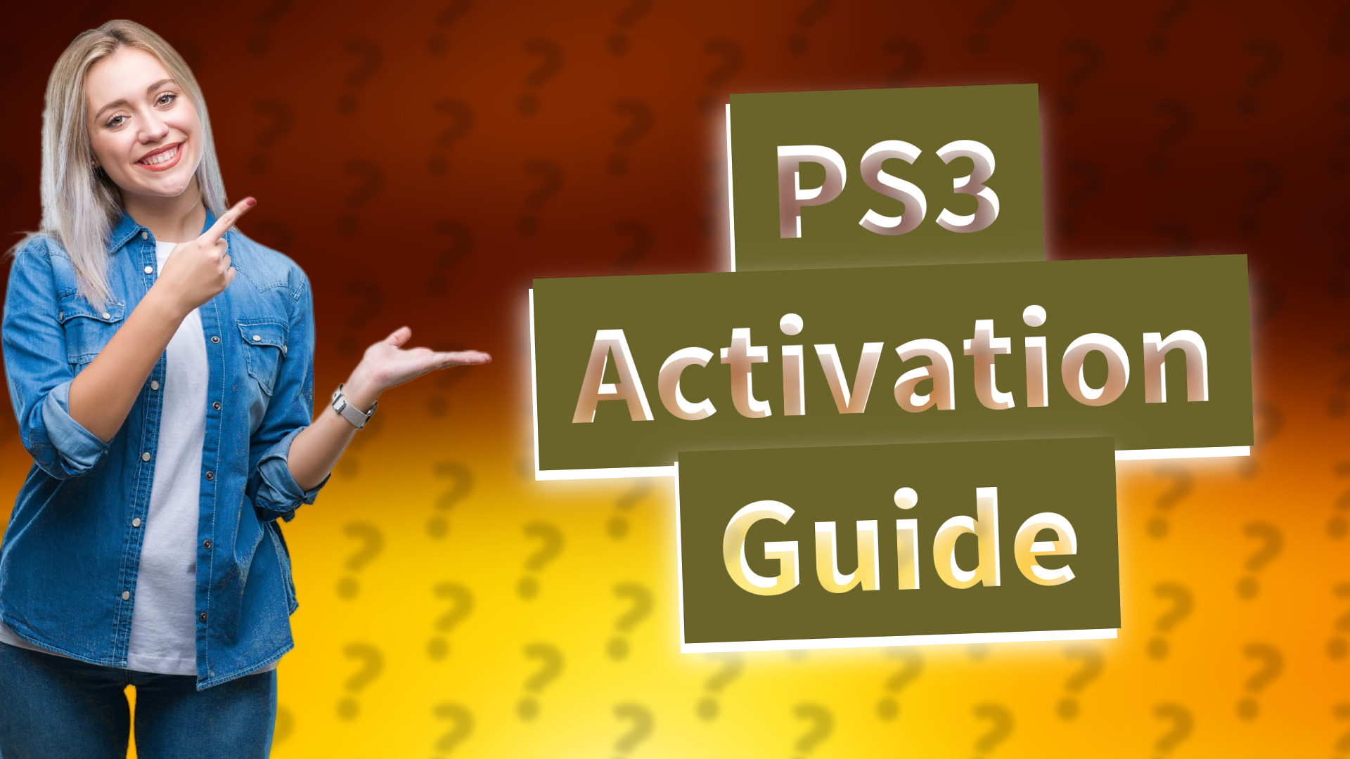 PS3 Activation Guide