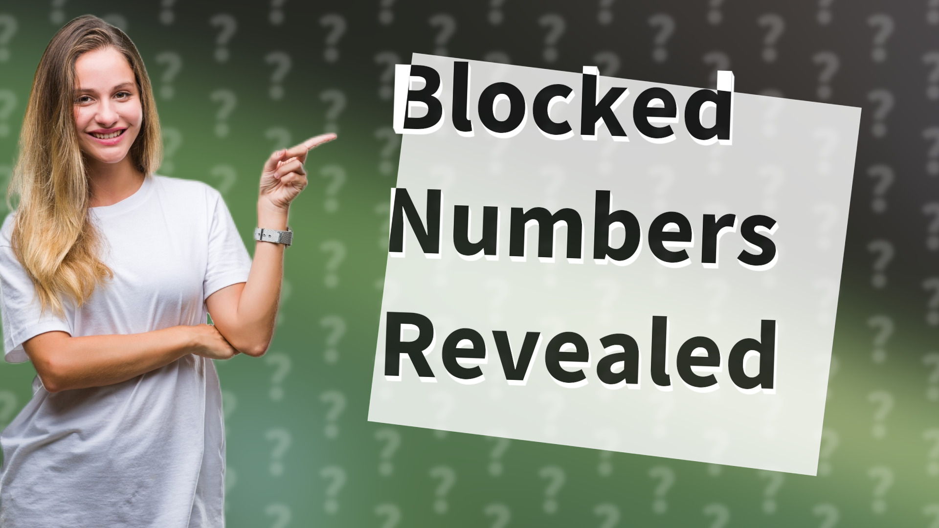Blocked Numbers Revealed