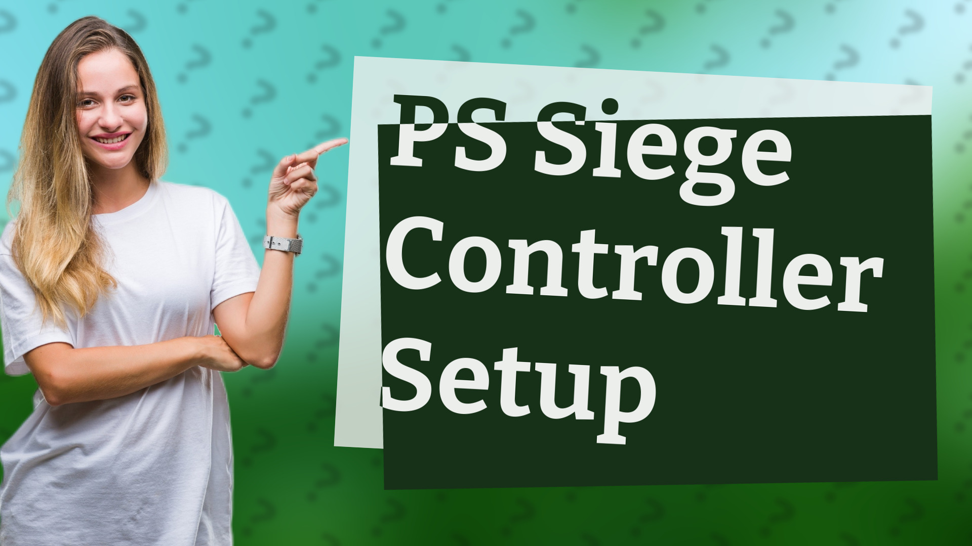 PS Siege Controller Setup