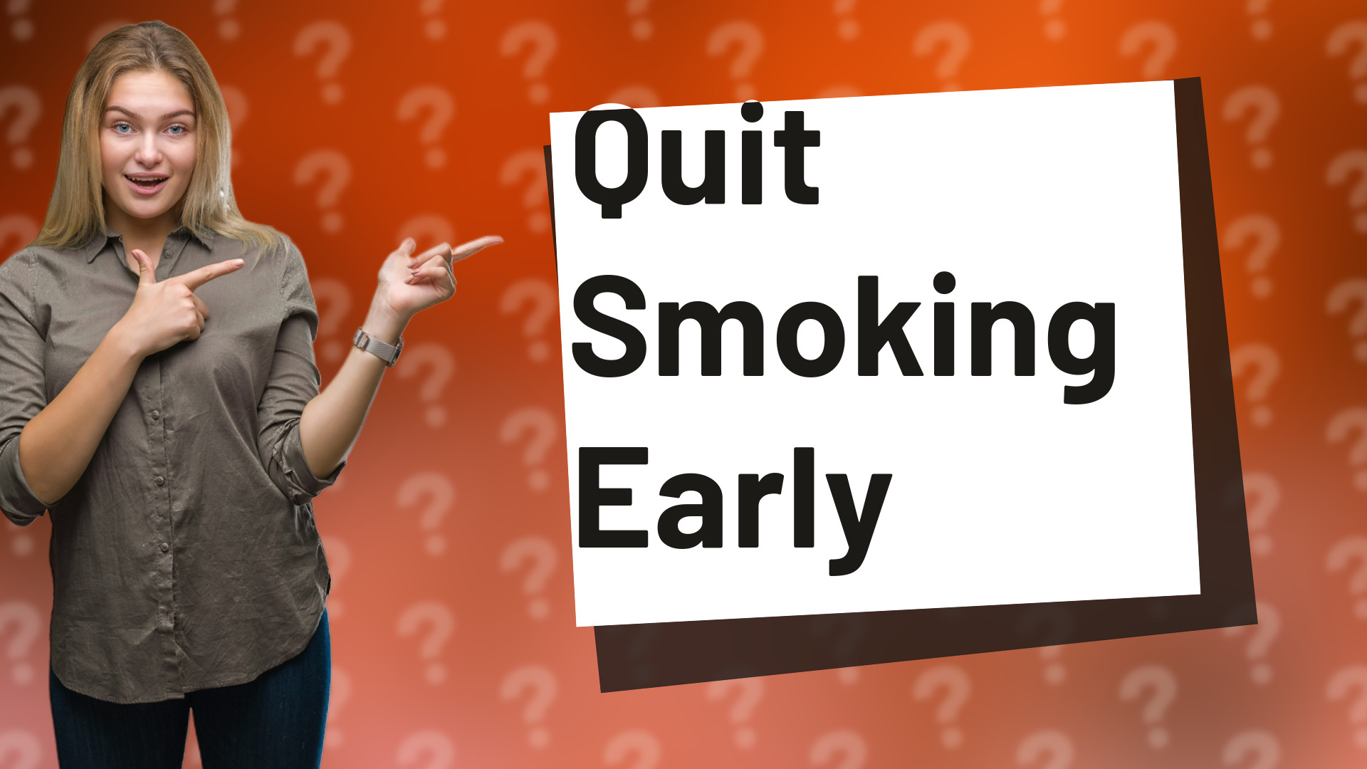 Quit Smoking Early