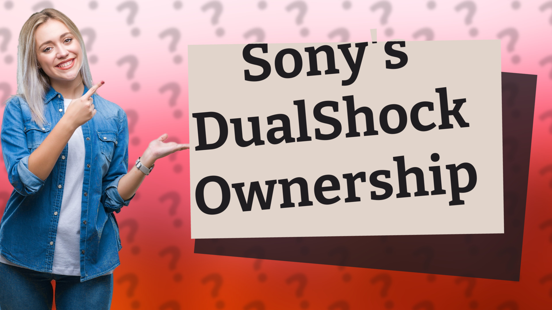 Sony's DualShock Ownership