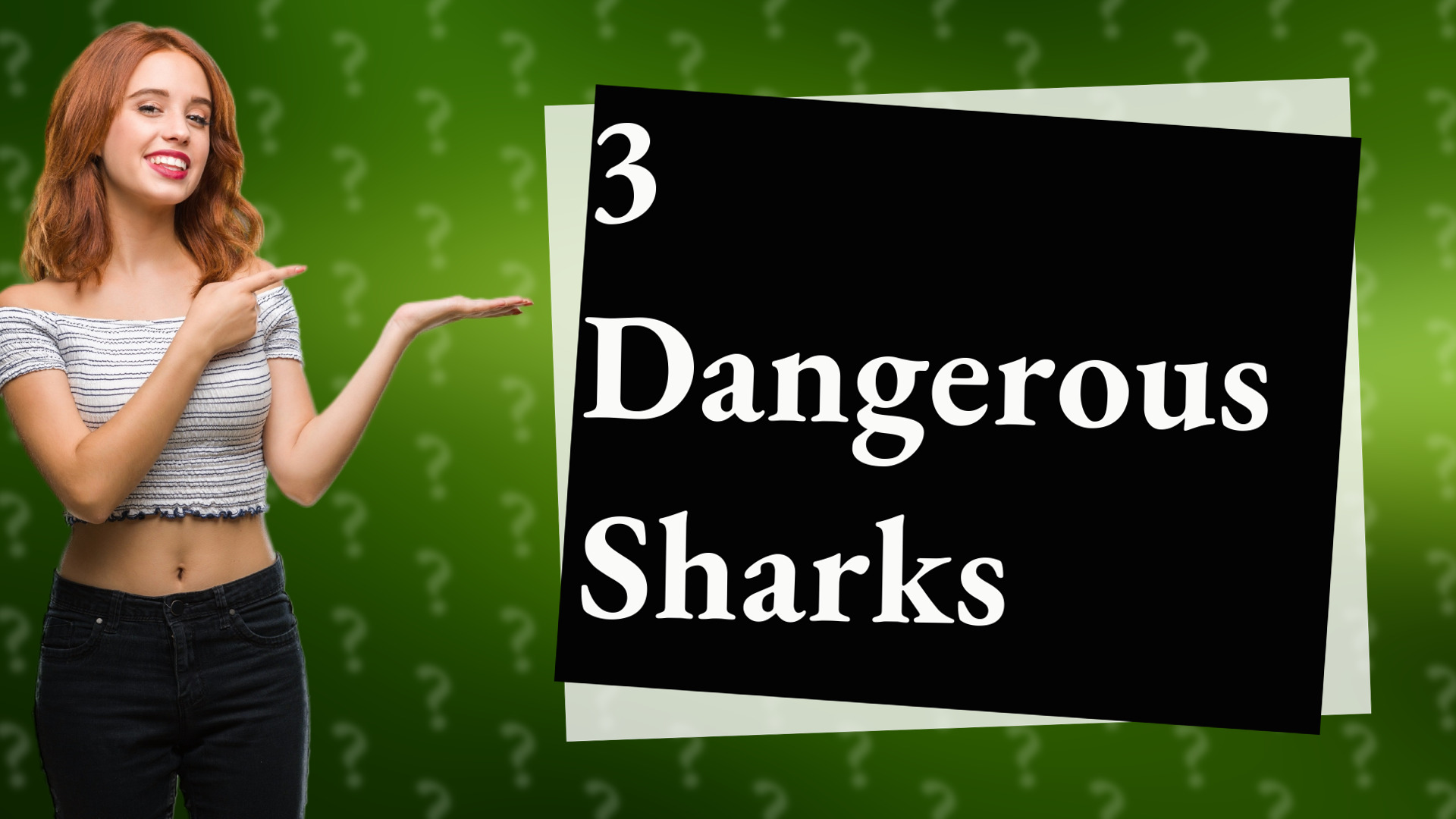 3 Dangerous Sharks