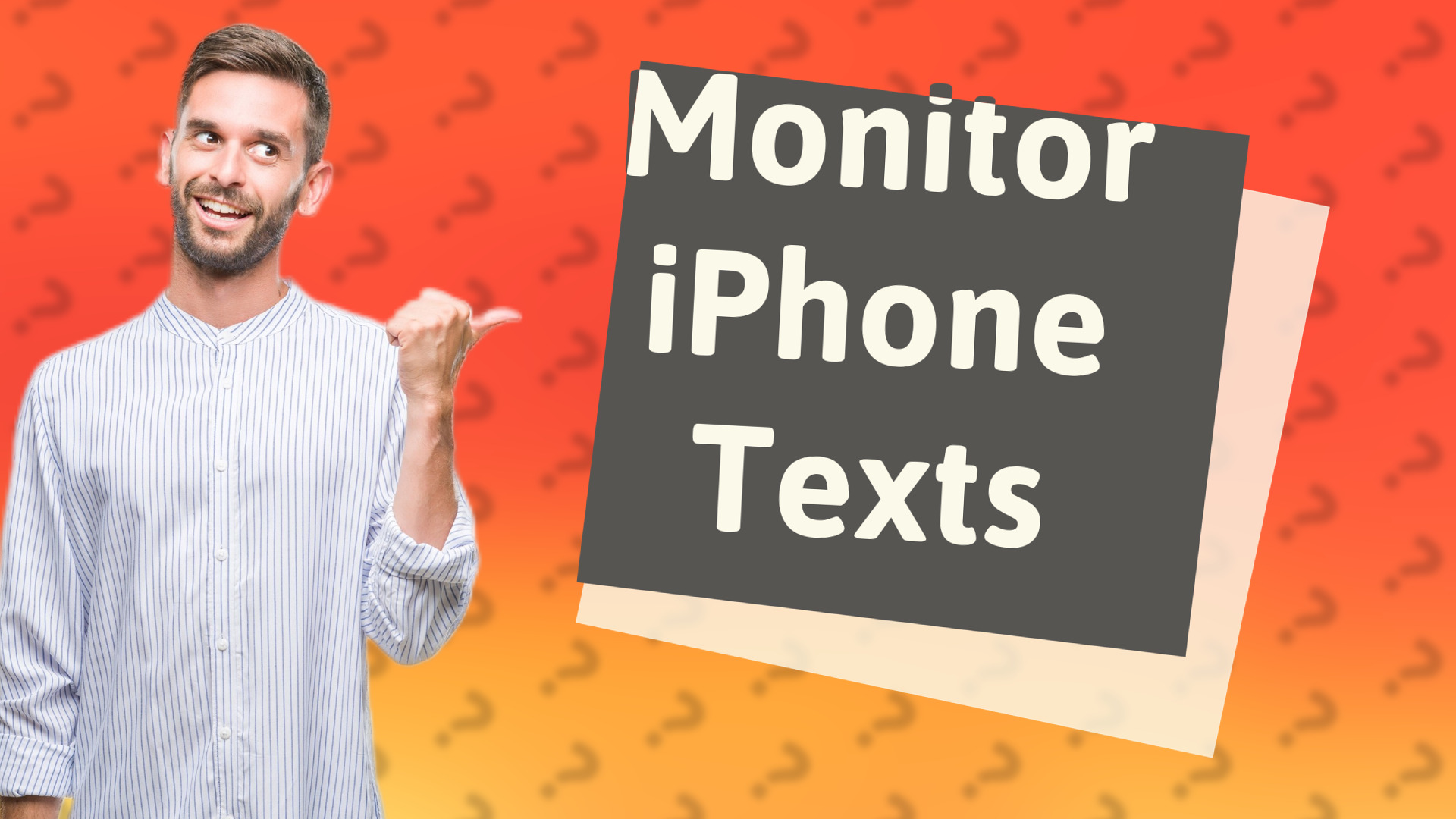Monitor iPhone Texts