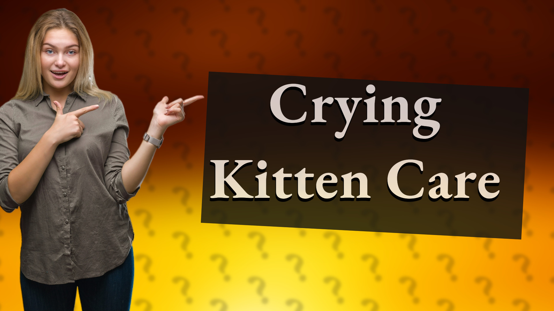 Crying Kitten Care